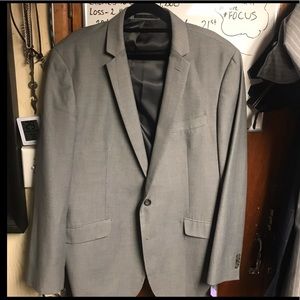 Mens Kenneth Cole Gray Blazer Size 42 Short